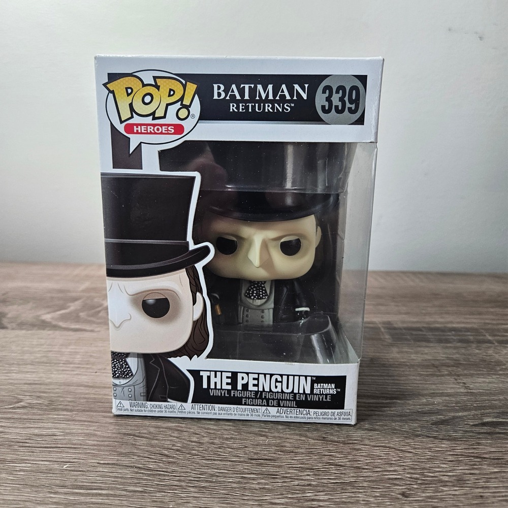 Funko Pop Heroes Batman Returns The Penguin 339 Vinyl Figure DC Comics Black